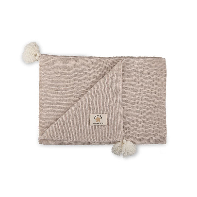 Chieko+ 萎える luxe knit 04 stole baby cashmere