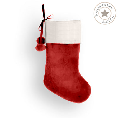 My mimi et lulu Christmas Stockings HERE COMES SANTA! in Christmas red - www.mimietlulu.com