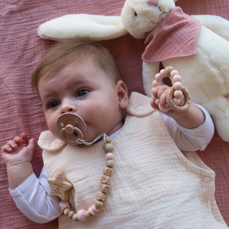 Mimi Pacifier My Pacifier Holder - CARRY ME | HK Elegant Baby Gift with Baby's Name ...