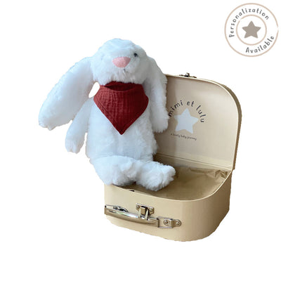 My mimi et lulu Bunny in a Suitcase OH CUTIE IN A BOX in Terracotta - www.mimietlulu.com